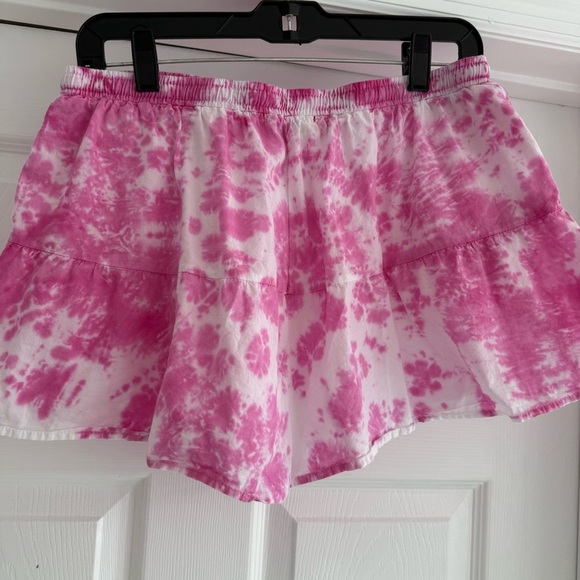 STARK X Pink Tie Dye Cotton Drawstring Shorts M - Picture 4 of 11